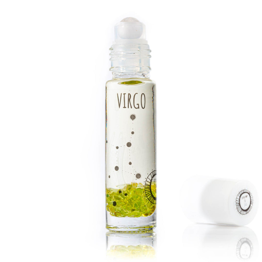 Virgo Roller - Little Shop of Oils Essential Oils Crystal Gemstone Infused Apothecary